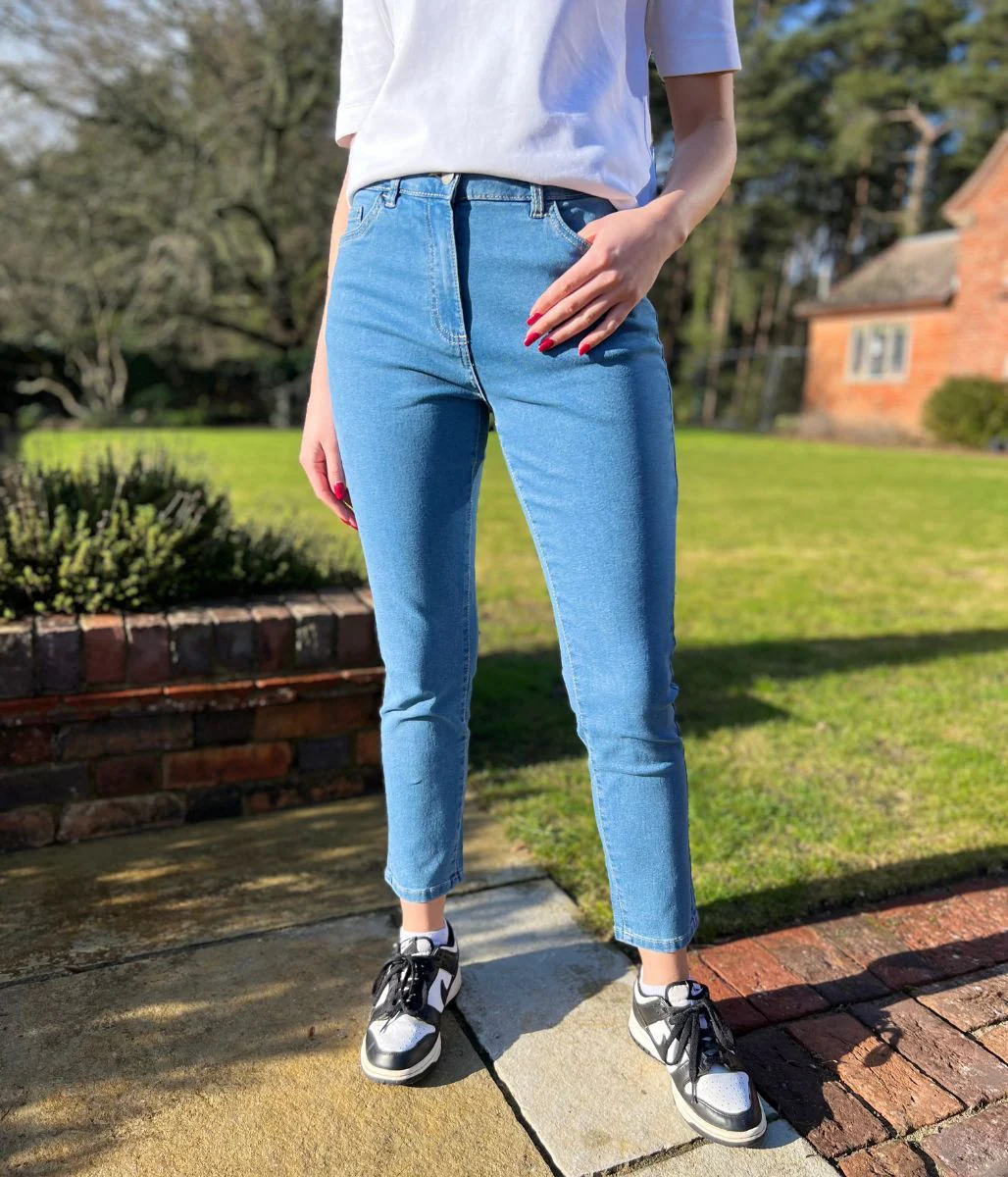 Mid Blue Emilee Lift & Shape Jeans - Image 7