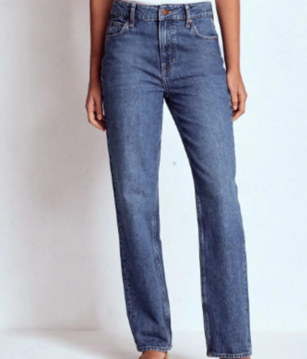 Mid Vintage High Rise Straight Leg Jeans - Image 2