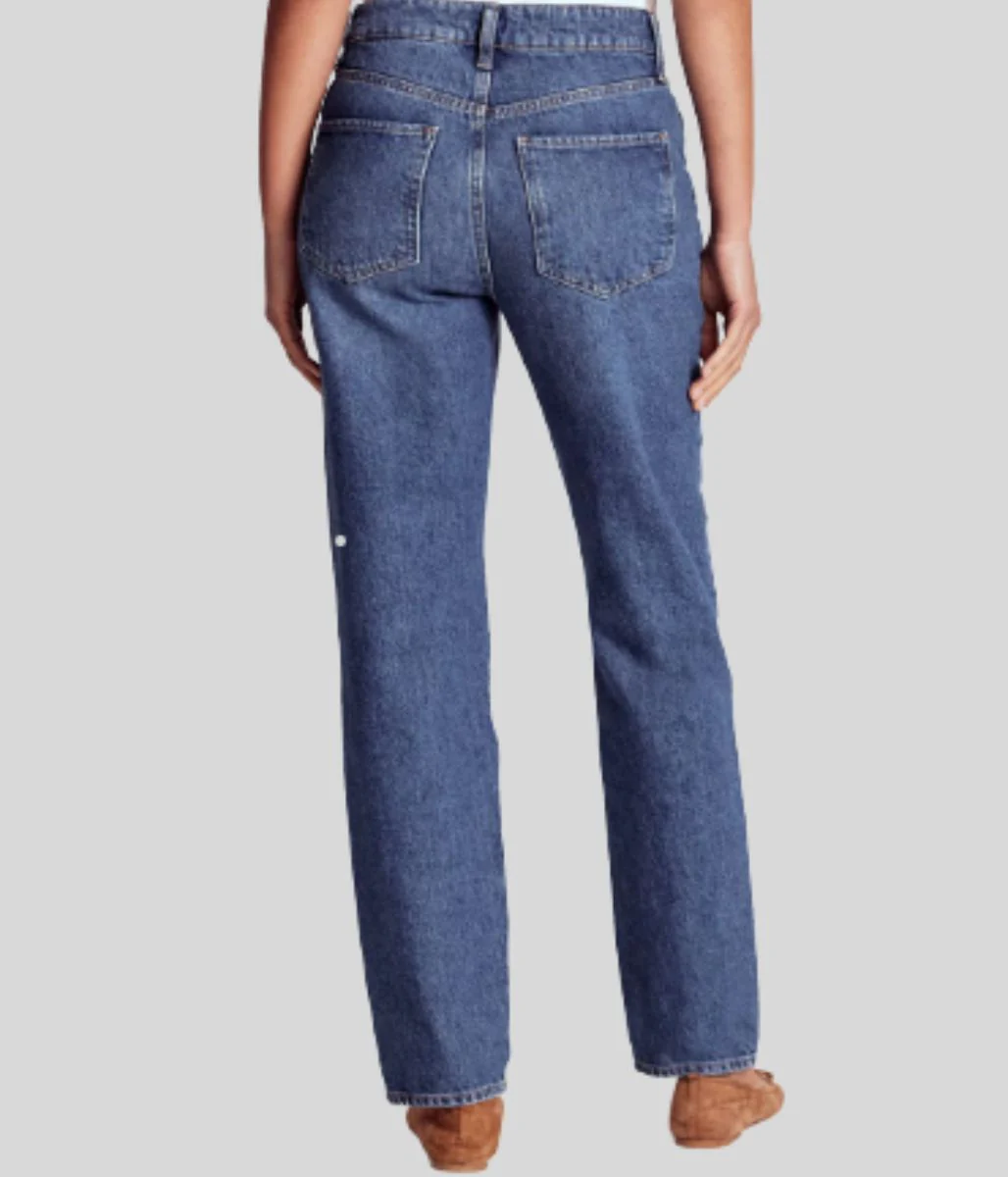 Mid Vintage High Rise Straight Leg Jeans - Image 3