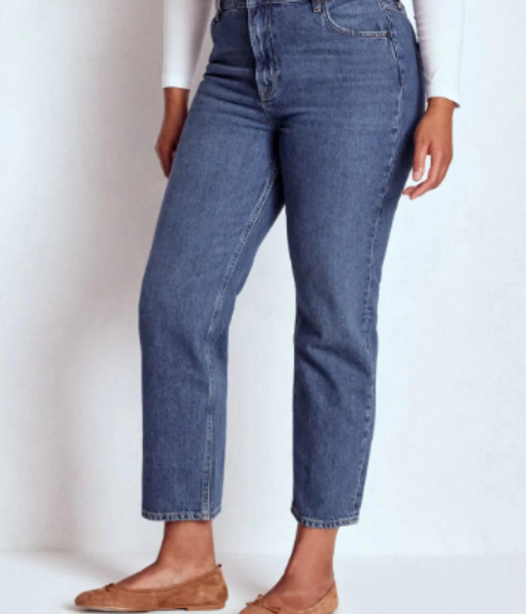 Mid Vintage High Rise Straight Leg Jeans - Image 4