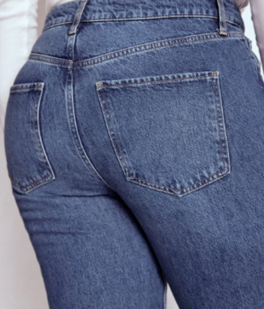 Mid Vintage High Rise Straight Leg Jeans - Image 6