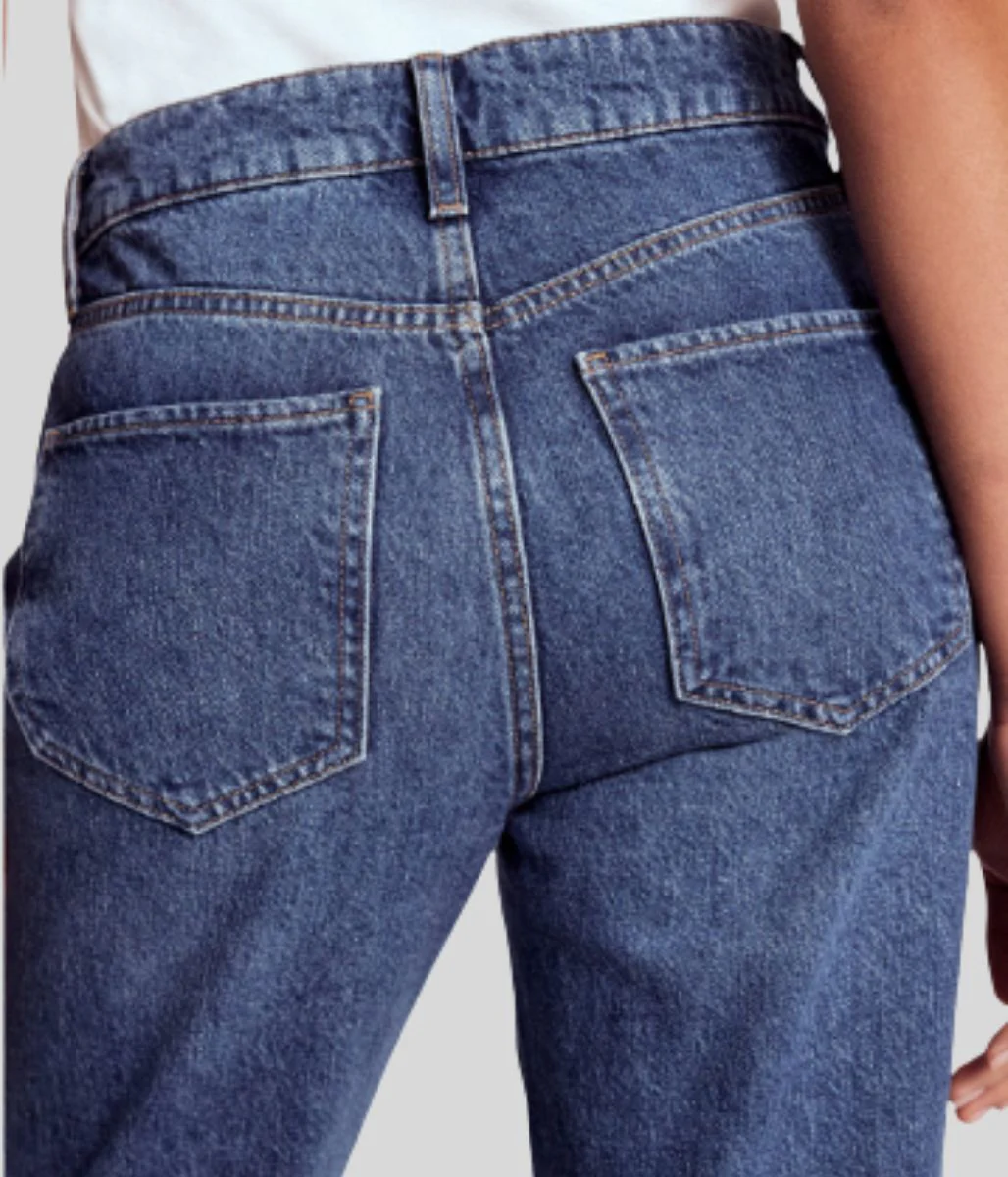 Mid Vintage High Rise Straight Leg Jeans - Image 8