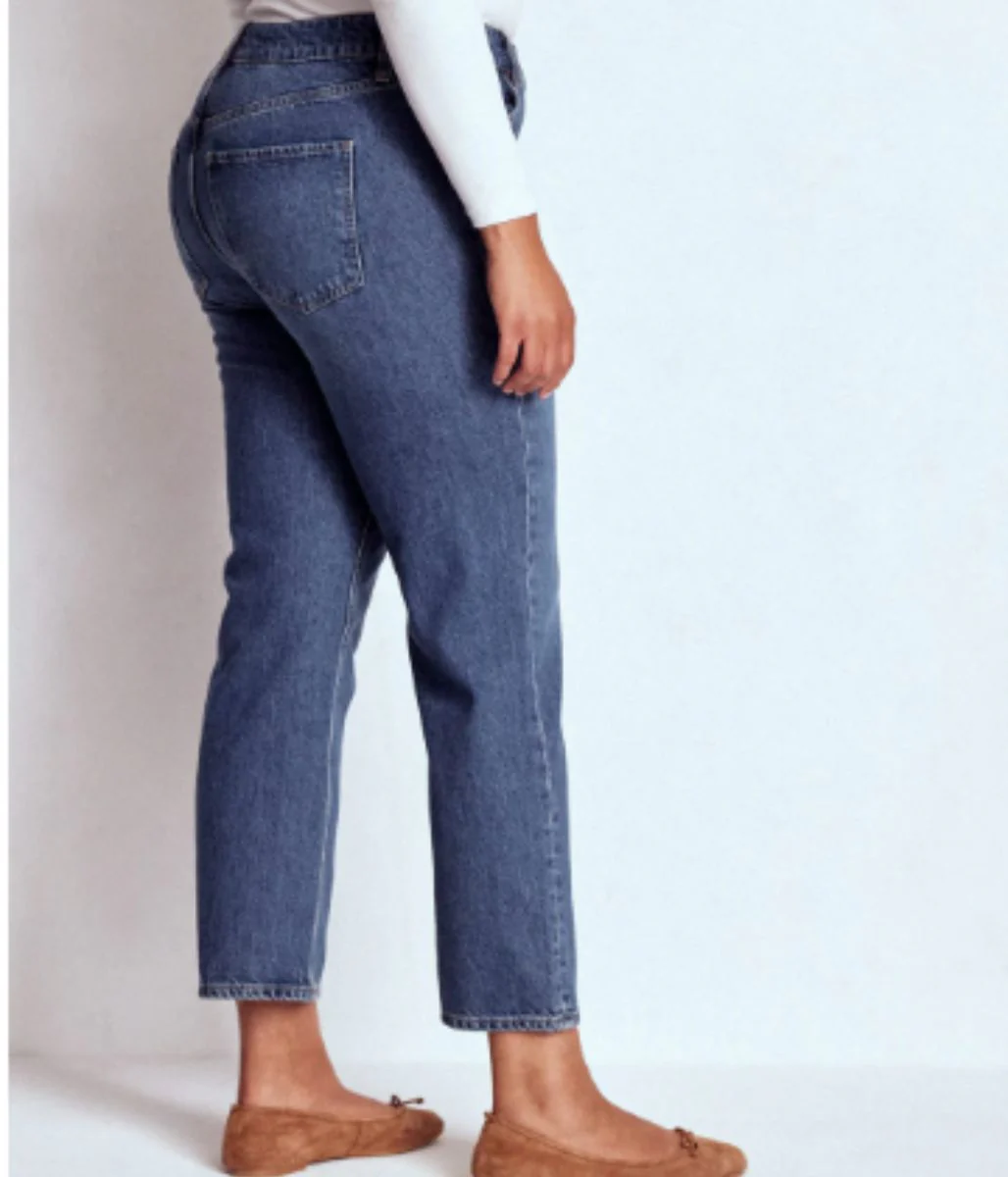 Mid Vintage High Rise Straight Leg Jeans - Image 9