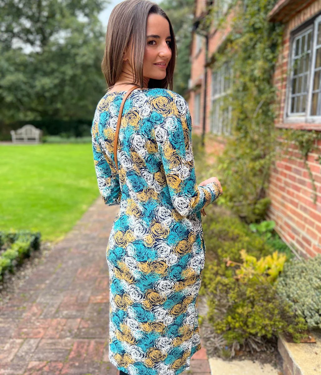 Mistral Artichoke Print Whirly Dress - Image 4