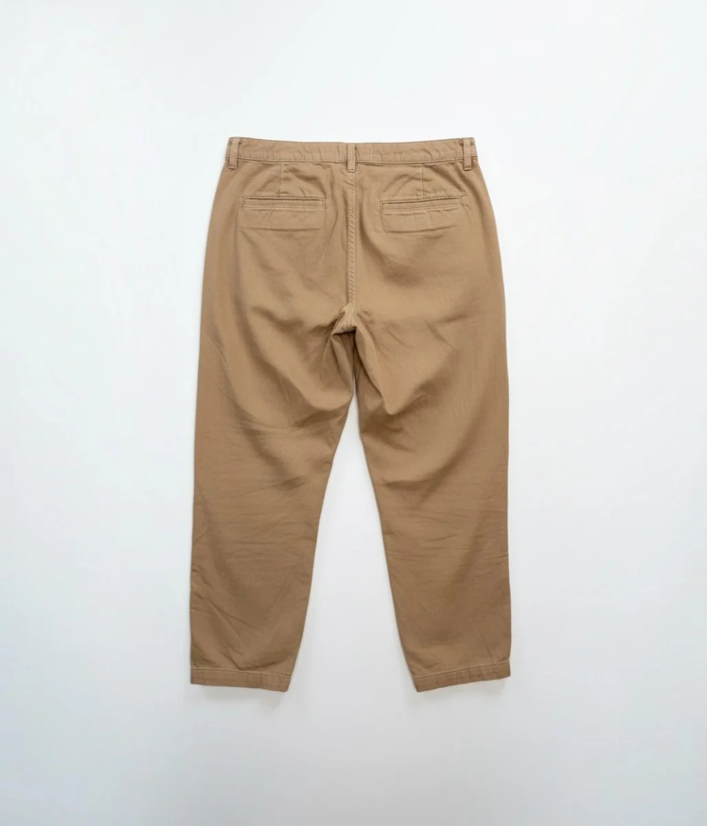 Mocha Linen Blend Trousers - Image 4