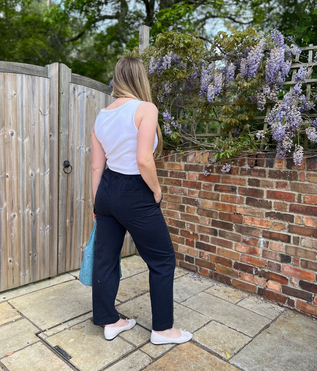 Navy Carpenter Straight Leg Trousers - Image 8