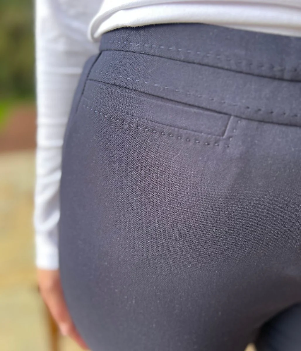Navy Classic Straight Leg Trousers - Image 7