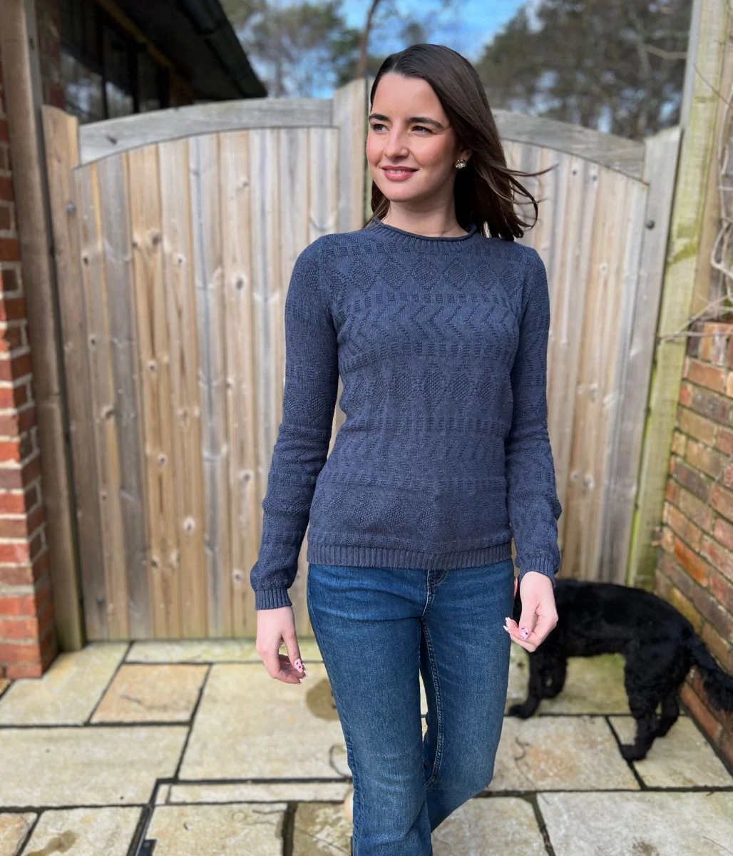 Navy Ex Seasalt Cotton Kinter Jumper