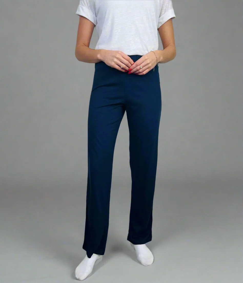 Navy Loungewear Plain Pyjama Bottoms - Image 3