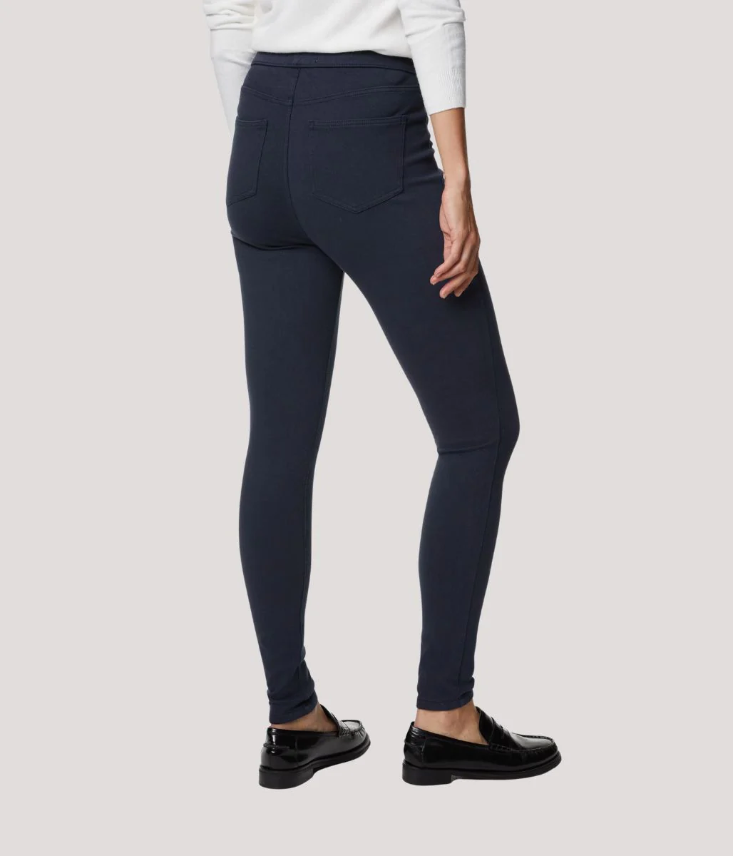 Navy Soft Touch Jeggings - Image 3