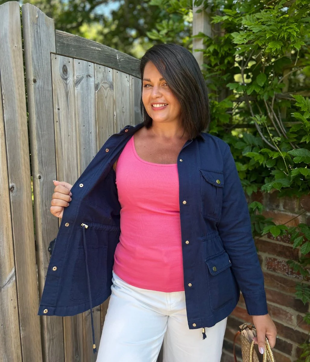 Navy Utility Jacket - Image 10