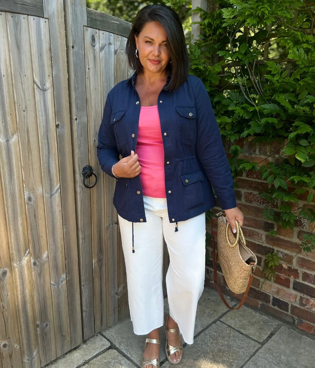 Navy Utility Jacket - Image 6