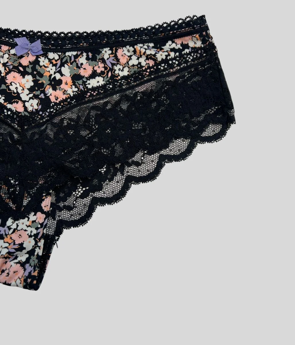 3 Multipack Lace Trim Midi Briefs - Image 10