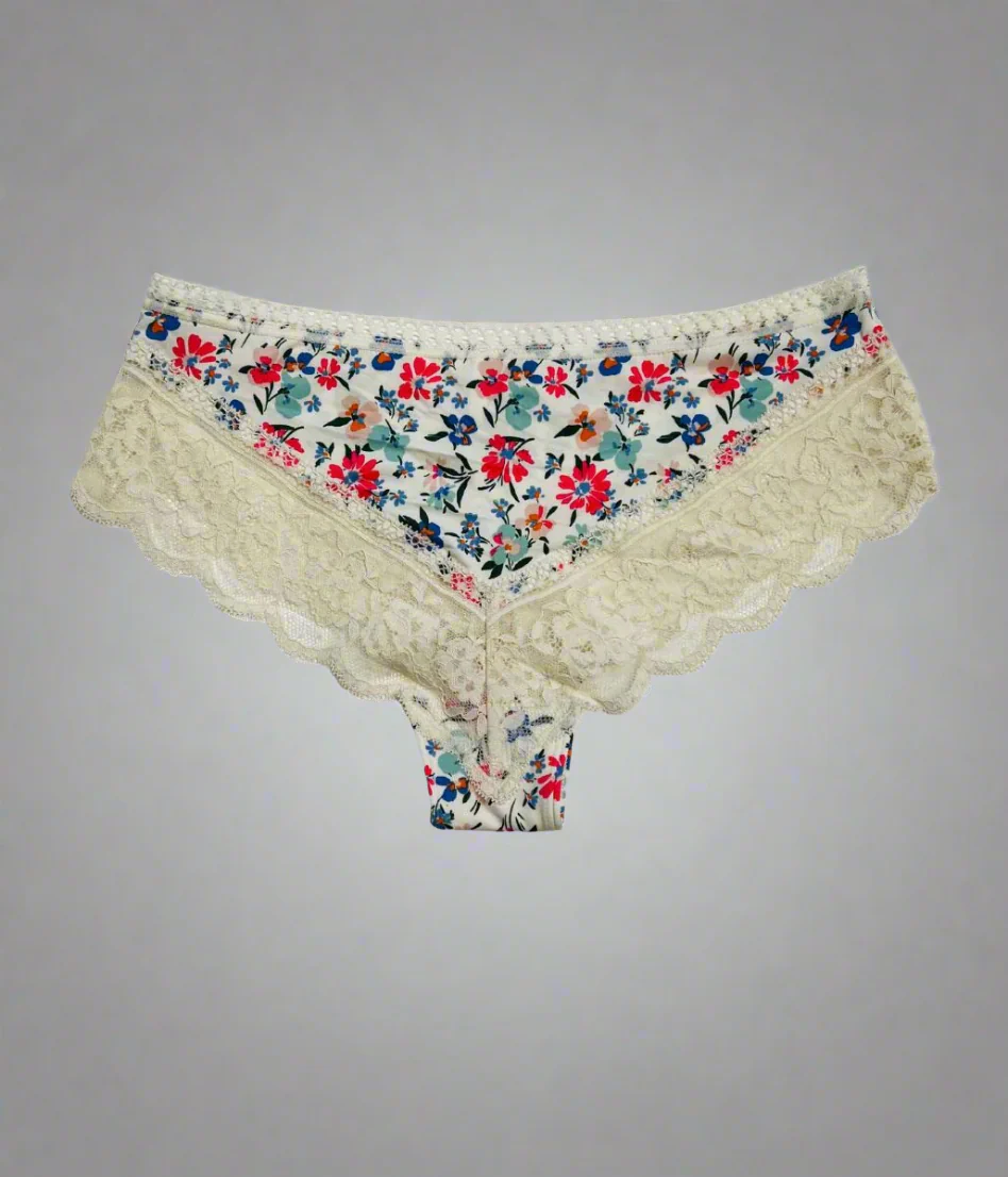 3 Multipack Lace Trim Midi Briefs - Image 3