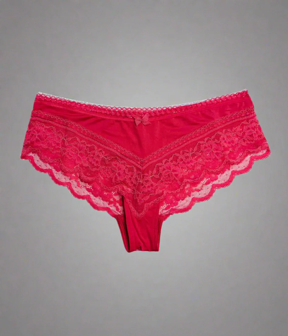 3 Multipack Lace Trim Midi Briefs - Image 4