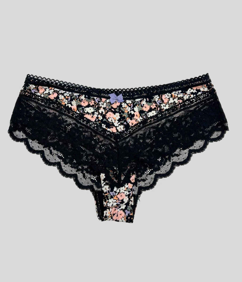 3 Multipack Lace Trim Midi Briefs - Image 9