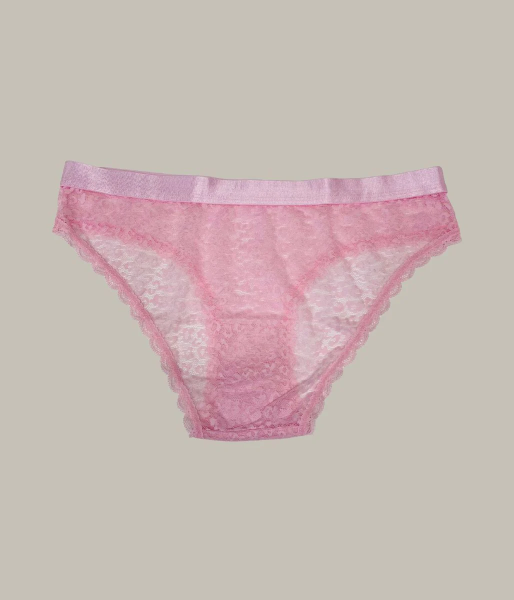 Pink Brave Soul 3 Pack Lace Briefs - Image 3