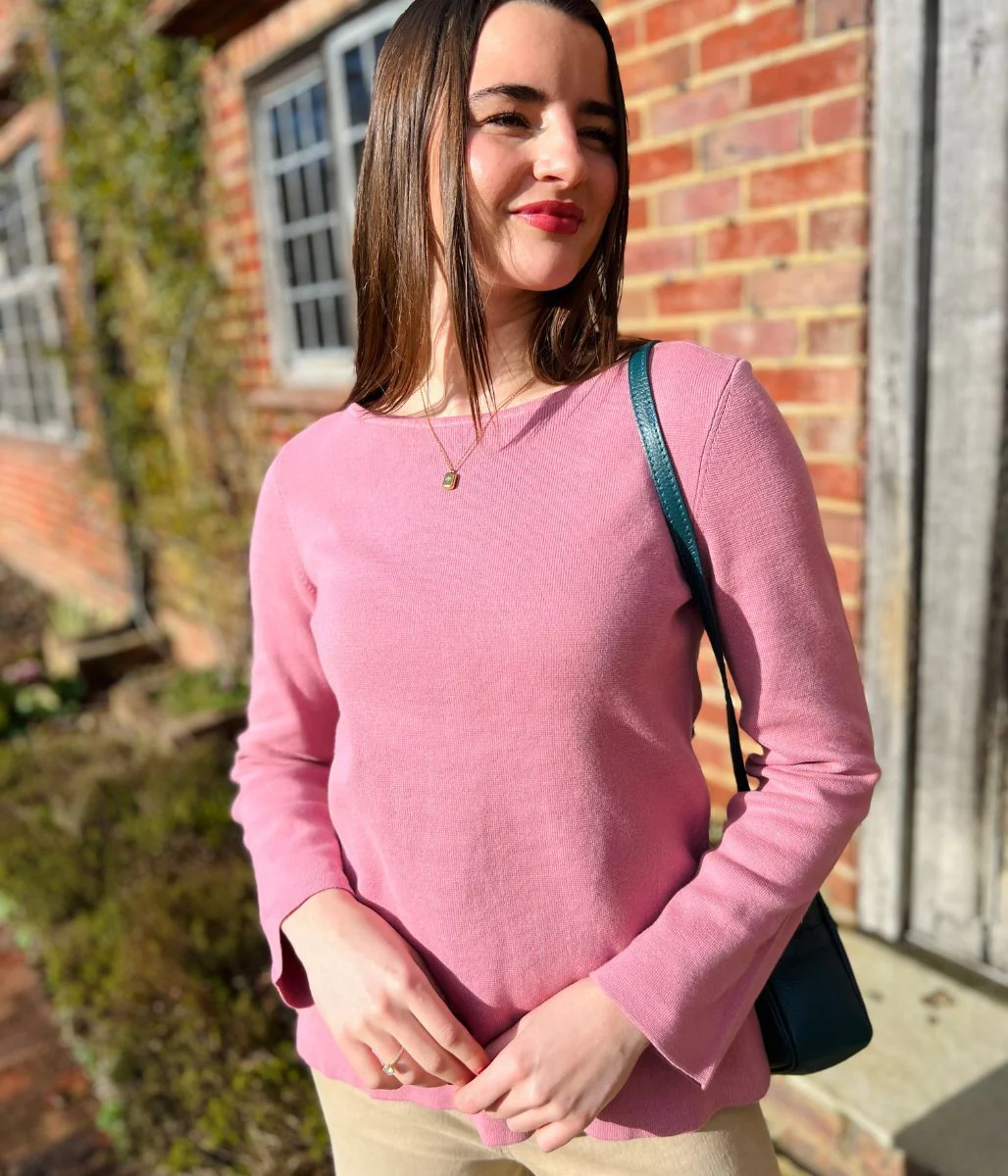 Pink Cotton Tunic Style Jumper - Image 5