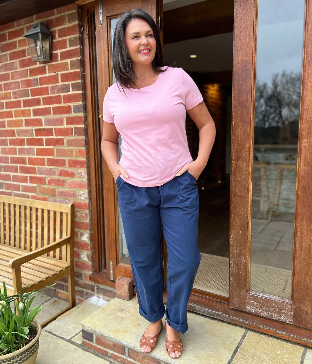Pink Essential Cotton Tee - Image 5