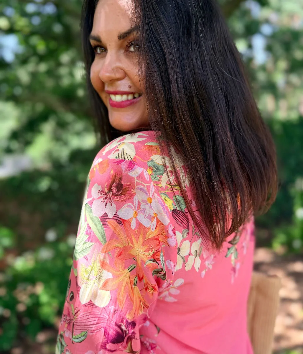Pink Floral Garden Shirt - Image 5