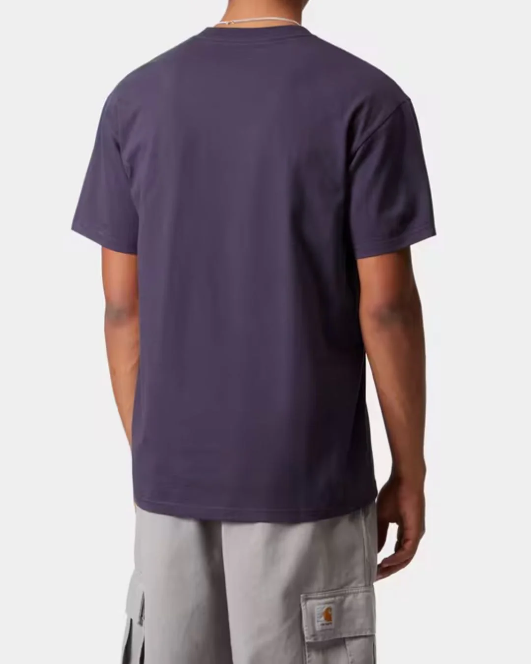 Purple Carhartt Chase T Shirt - Image 3