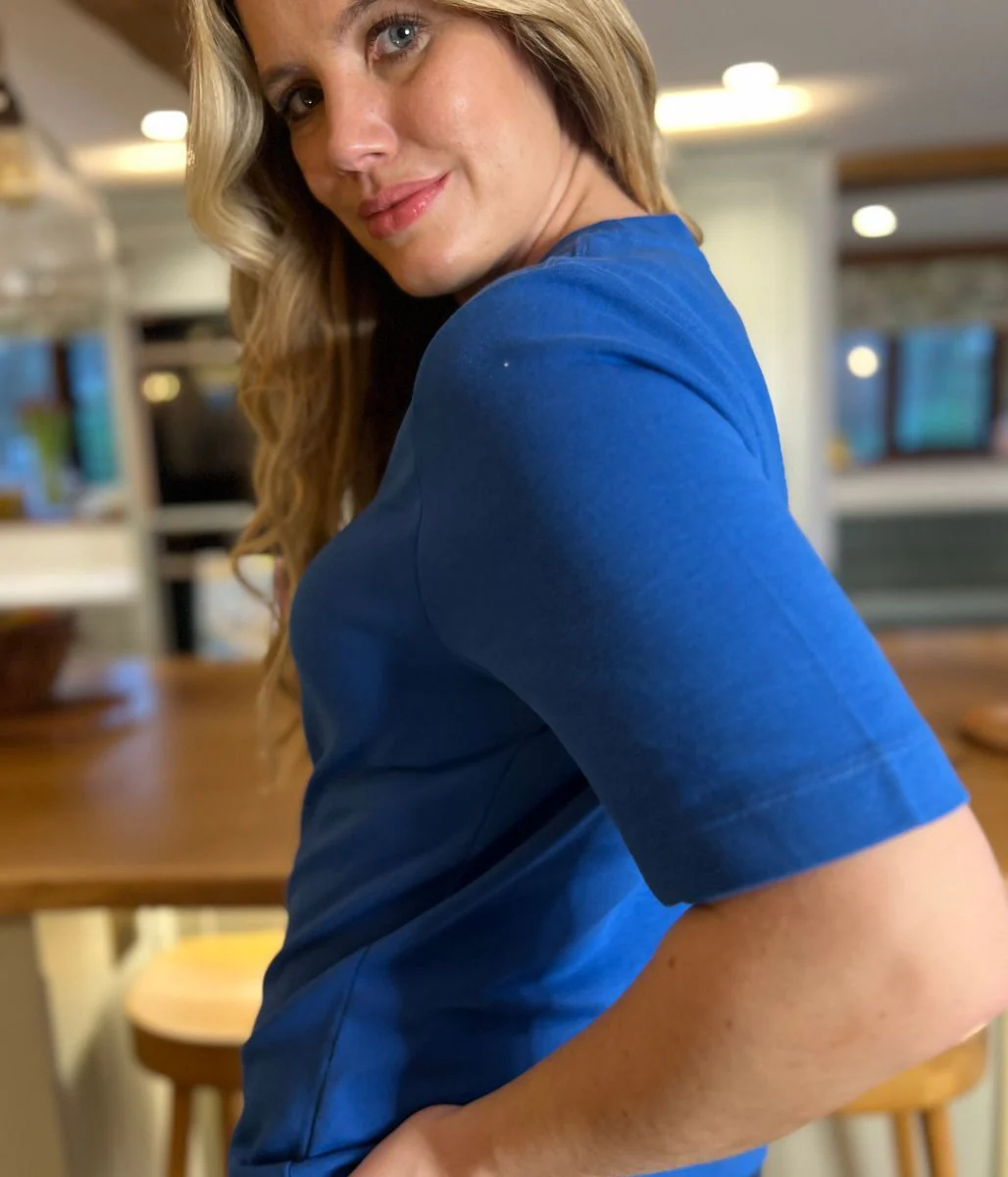 Royal Blue Premium Cotton Rich T Shirt - Image 5