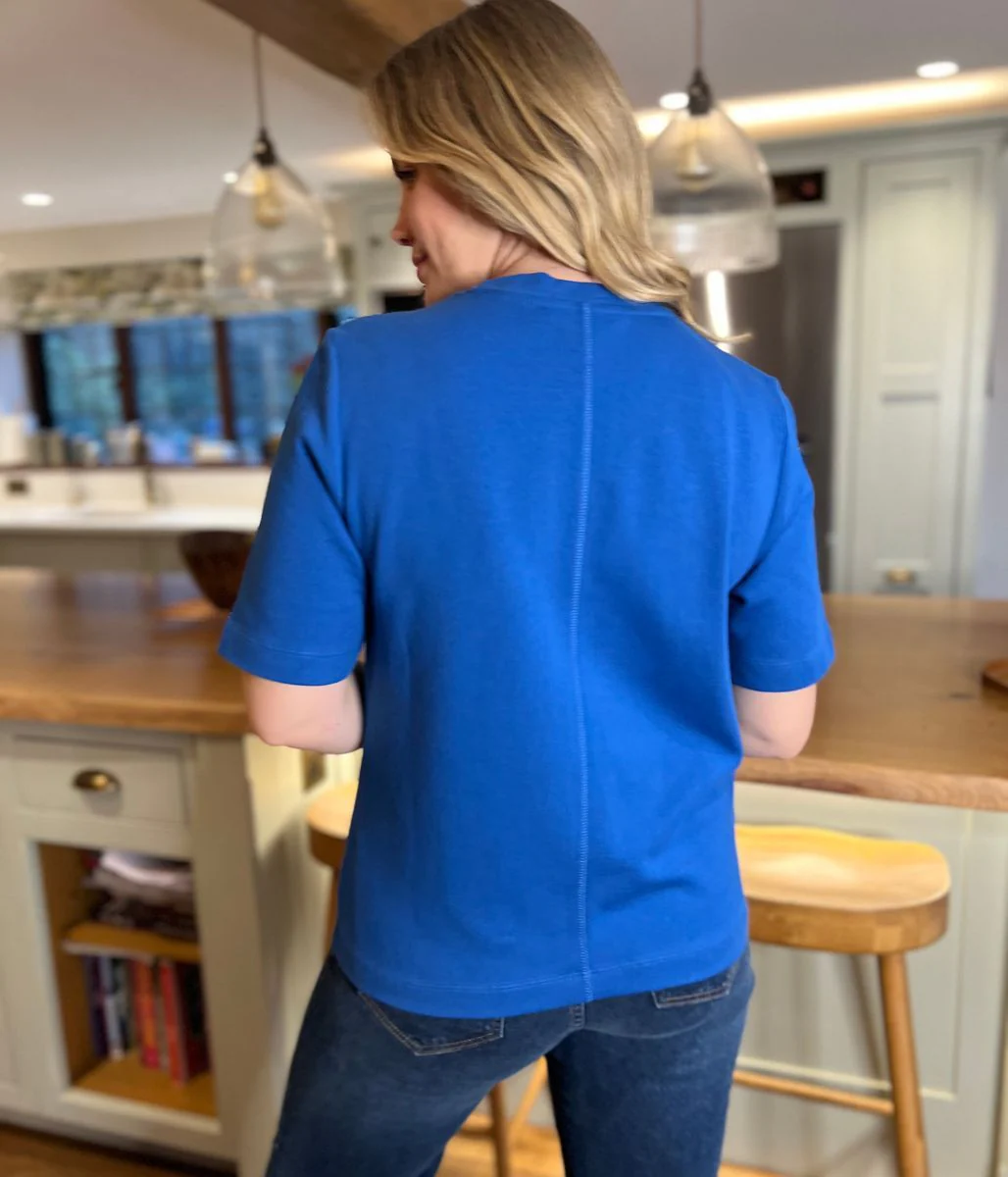 Royal Blue Premium Cotton Rich T Shirt - Image 6