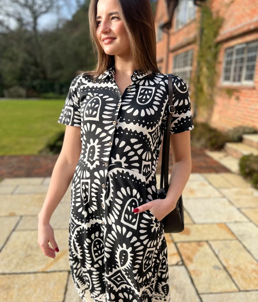 Rua Jersey Midi Shirt Dress - Image 8