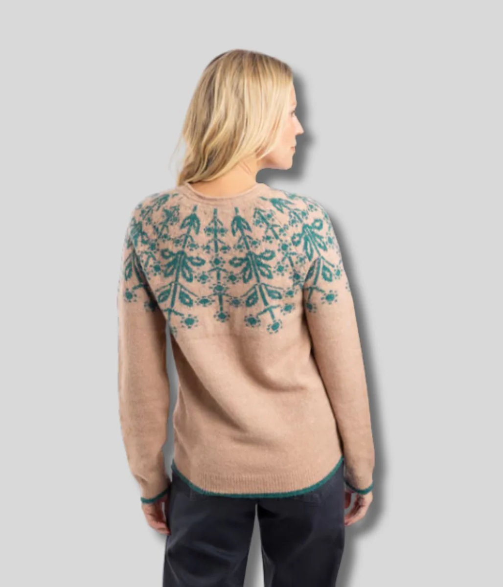 Sand Dune Miska Fairisle Jumper - Image 7
