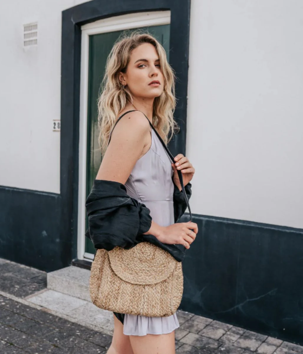Sorrento Jute Crossbody Bag