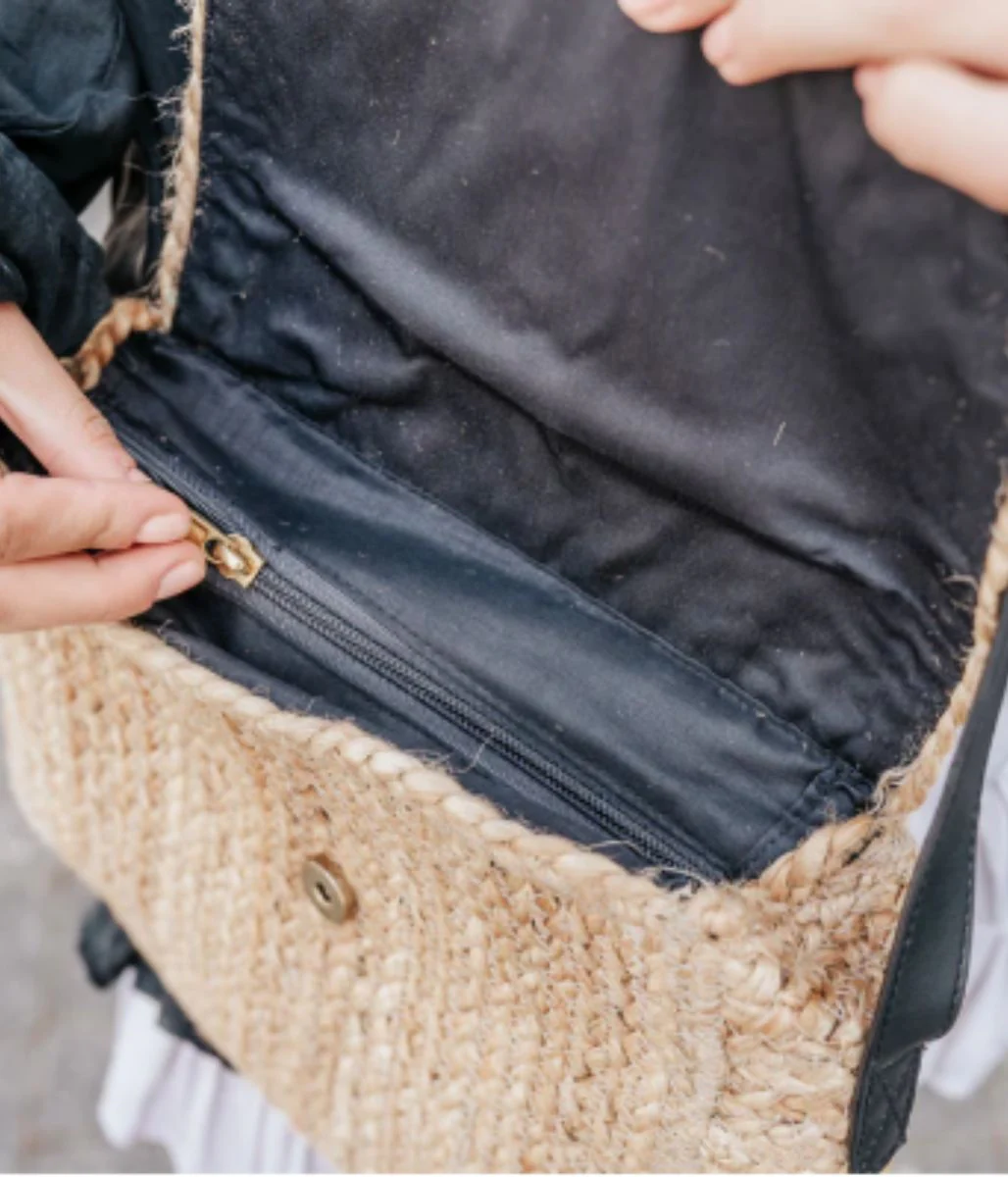 Sorrento Jute Crossbody Bag - Image 6