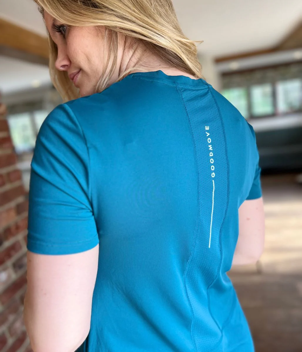 Teal Good Move Longline Active Top - Image 6