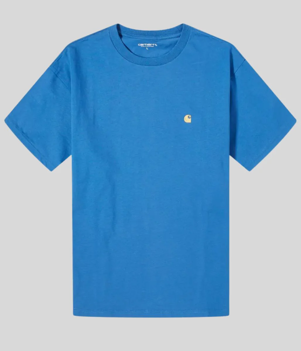 Turquoise Carhartt Chase T Shirt - Image 4