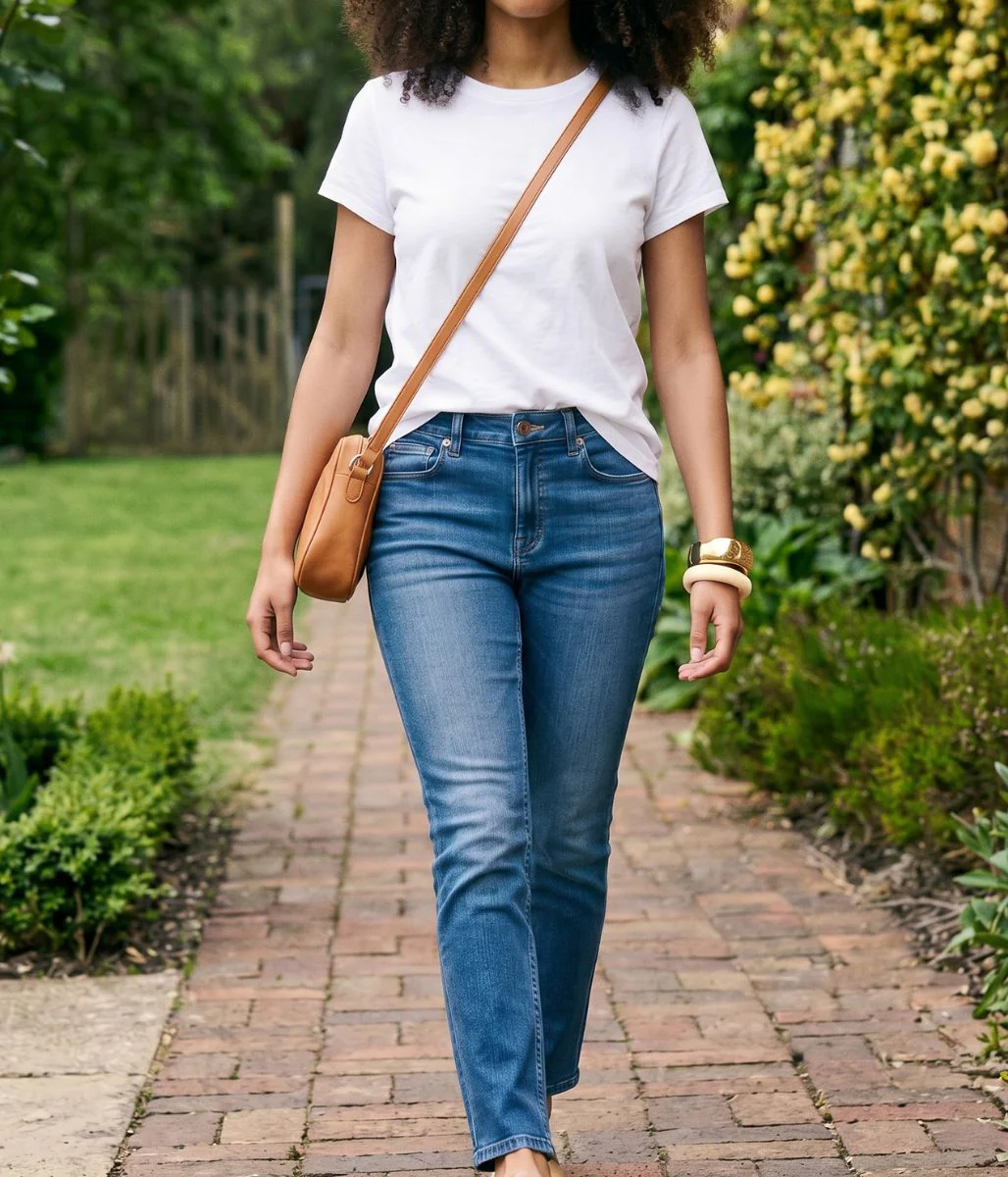 Vintage Blue Sienna Straight Leg Jeans - Image 3