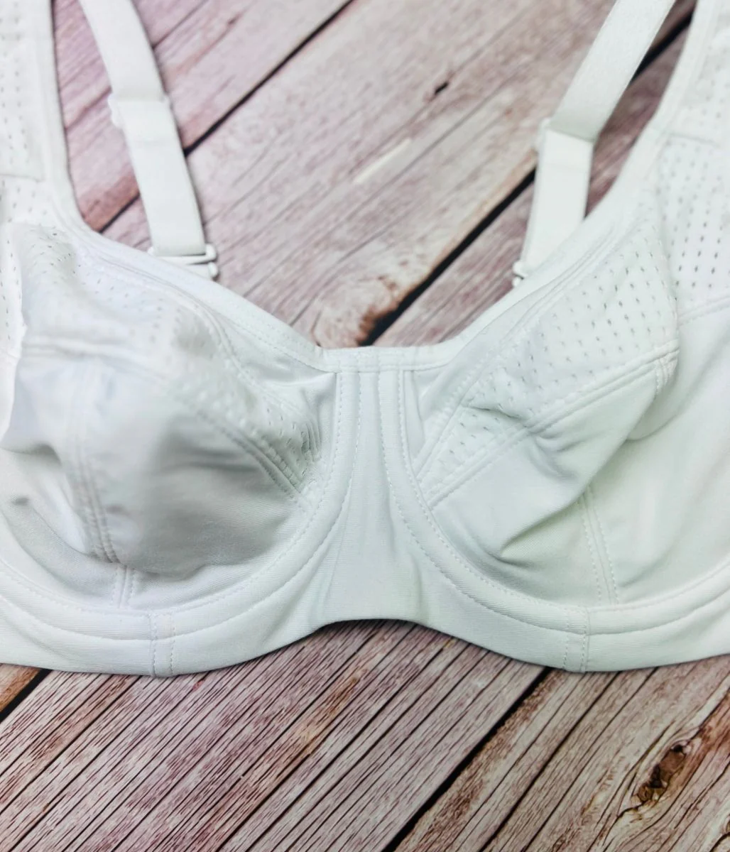 White Good Moves Sports Bra - Image 3