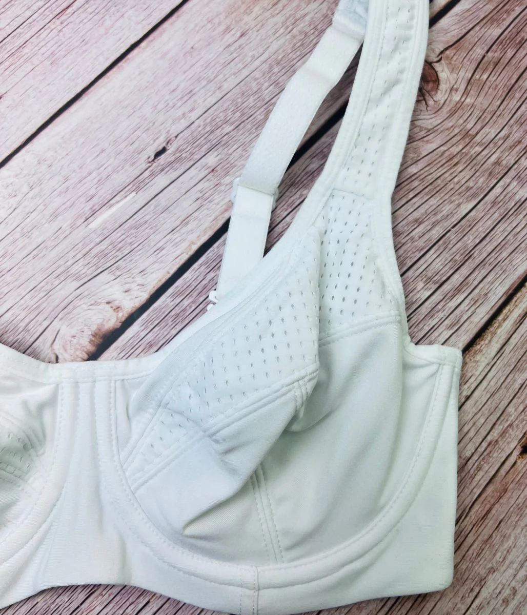 White Good Moves Sports Bra - Image 5