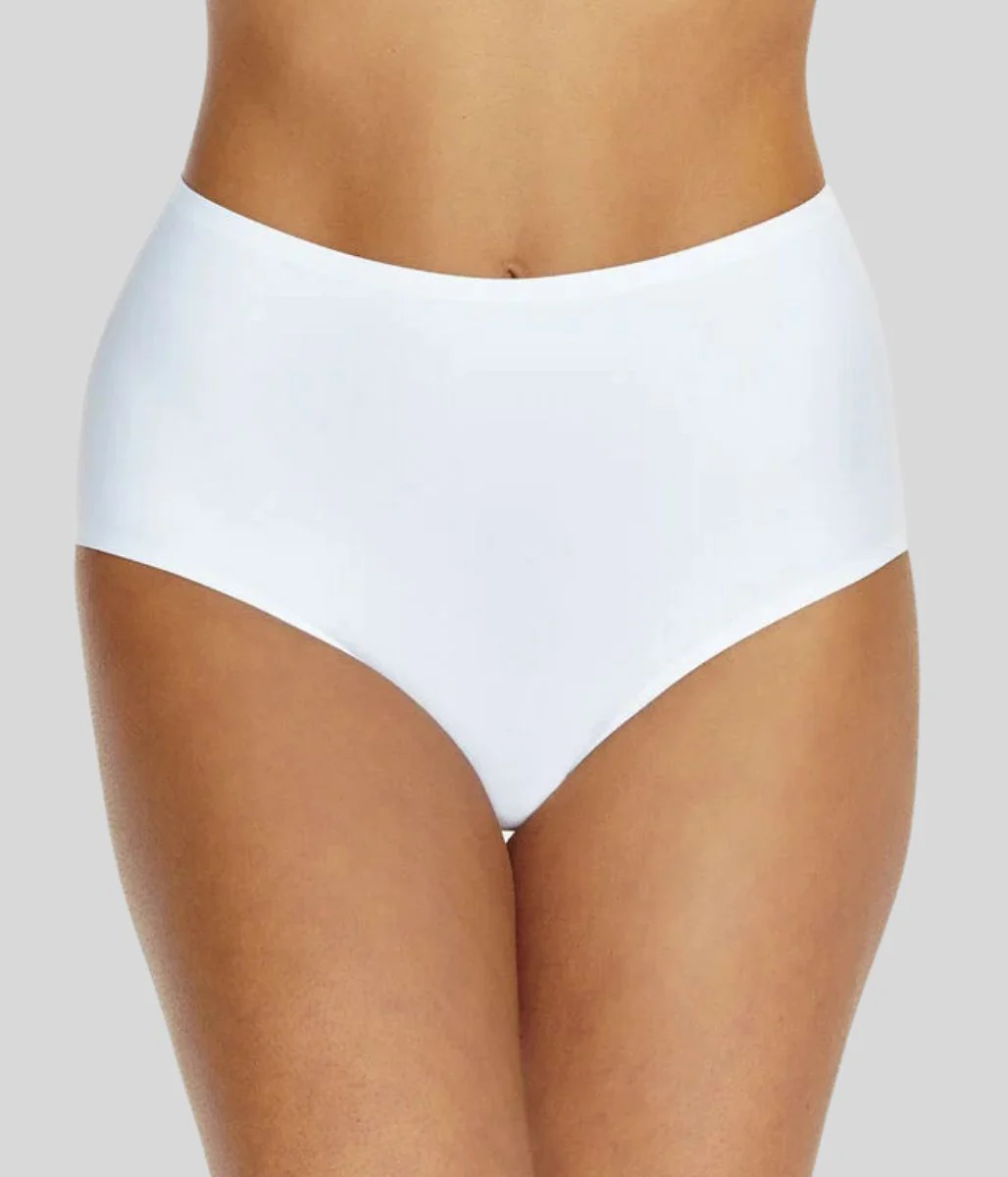 White Laser Cut No VPL Full Briefs