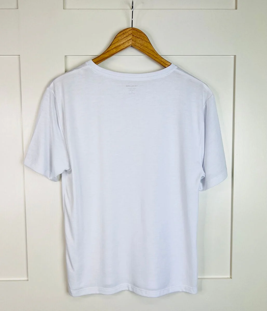 White Relaxed Short Sleeve Tee - Image 11