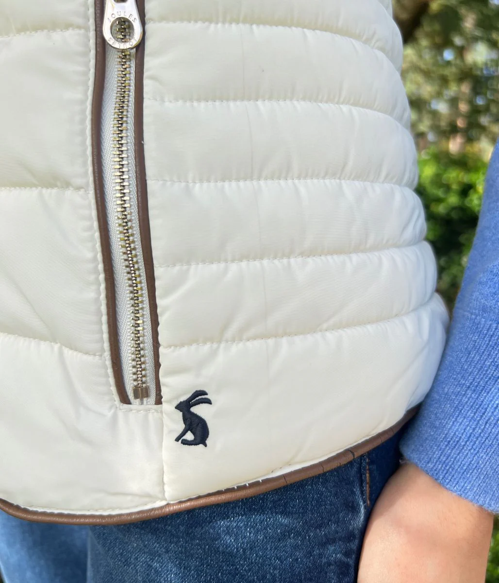 Winter White Melford Hooded Gilet - Image 8